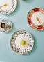 Hermia Set de Platos de Postre Multicolor 6 Piezas